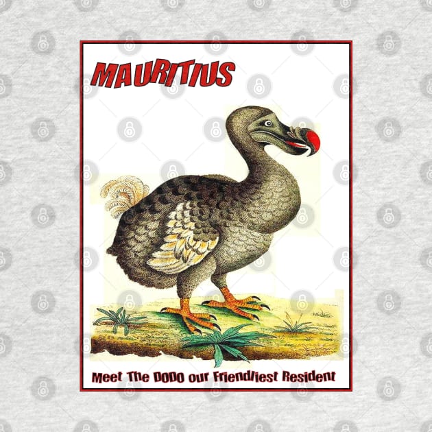 Mauritius Islands Extinct Dodo Tourism Print by posterbobs